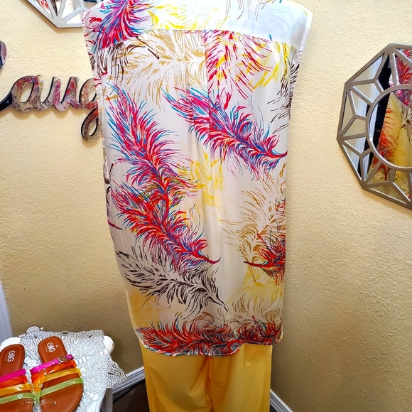 CAbi Silk Sleeveless Button Down Top Sz M - Picture 11 of 16